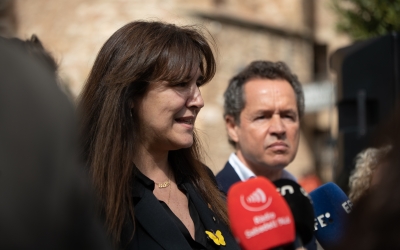 Laura Borràs en un acte a Sabadell | Roger Benet